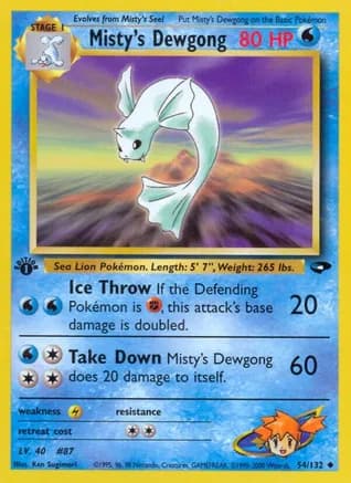 Misty's Dewgong — Gym Challenge