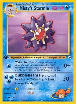 Misty's Starmie — Gym Heroes