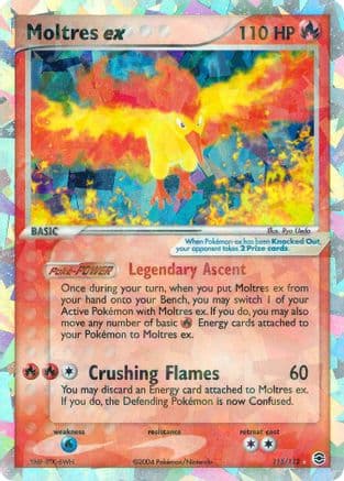 Moltres ex — EX FireRed & LeafGreen Pokémon TCG card by Ryo Ueda