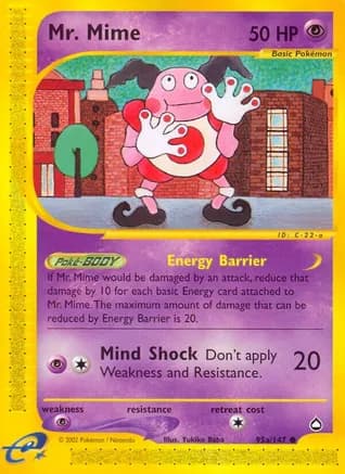 Mr. Mime (95a) — Aquapolis