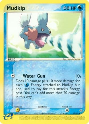 Mudkip — Dragon Pokémon TCG card by Hironobu Yoshida