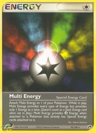 Multi Energy — EX Sandstorm Pokémon TCG card by Takumi Akabane