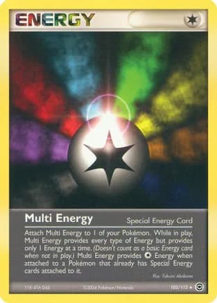 Multi Energy — EX FireRed & LeafGreen Pokémon TCG card by Takumi Akabane