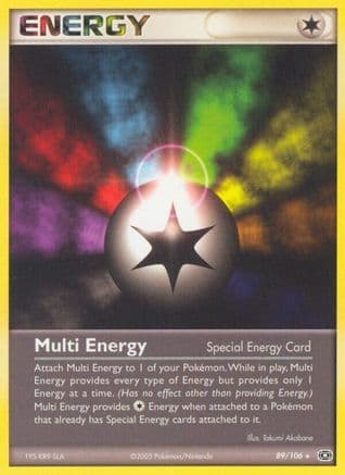 Multi Energy — Emerald Pokémon TCG card by Takumi Akabane
