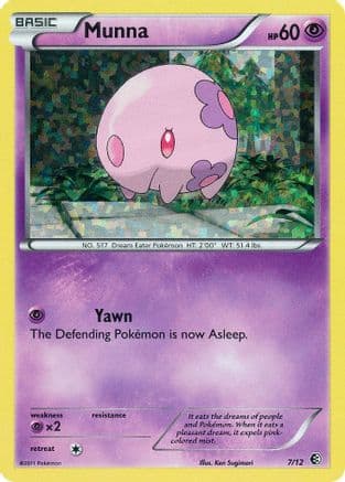 Munna - 7/12 — McDonald's Promos 2011 Pokémon TCG card by Ken Sugimori