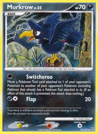 Murkrow — Supreme Victors Pokémon TCG card by Naoyo Kimura