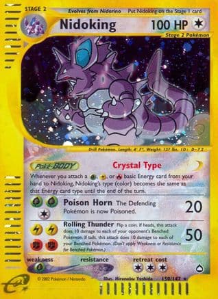 Nidoking (150) — Aquapolis