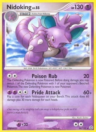 Nidoking — Secret Wonders Pokémon TCG card by Shiburingaru