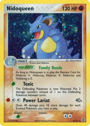 Nidoqueen — EX FireRed & LeafGreen Pokémon TCG card by Naoyo Kimura