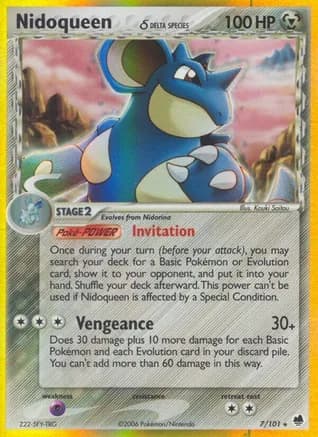 Nidoqueen (Delta Species) — EX Dragon Frontiers