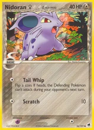 Nidoran F (Delta Species) — EX Dragon Frontiers