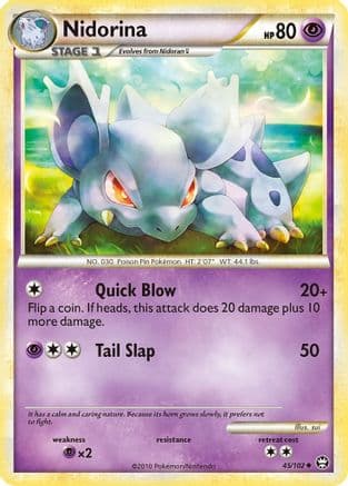 Nidorina — Triumphant Pokémon TCG card by sui