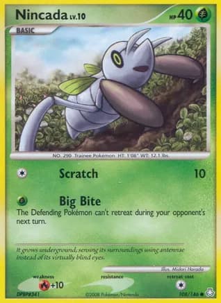 Nincada — Legends Awakened Pokémon TCG card by Midori Harada