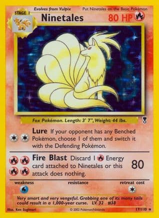 Ninetales — Legendary Collection Pokémon TCG card by TOKIYA
