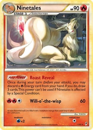 Ninetales — Call of Legends Pokémon TCG card by TOKIYA