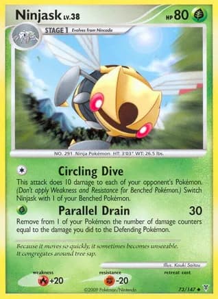 Ninjask — Supreme Victors Pokémon TCG card by Kouki Saitou