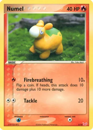 Numel — EX Trainer Kit 1: Latias & Latios Pokémon TCG card by Yuka Morii