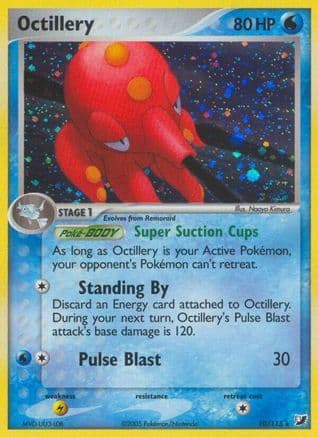 Octillery — EX Unseen Forces Pokémon TCG card by Naoyo Kimura