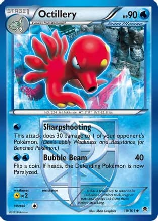 Octillery (Team Plasma) — Plasma Blast