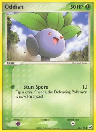 Oddish — EX Unseen Forces Pokémon TCG card by Kouki Saitou