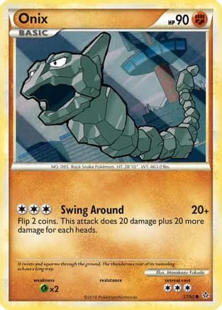 Onix (57) — Unleashed Pokémon TCG card by Masakazu Fukuda