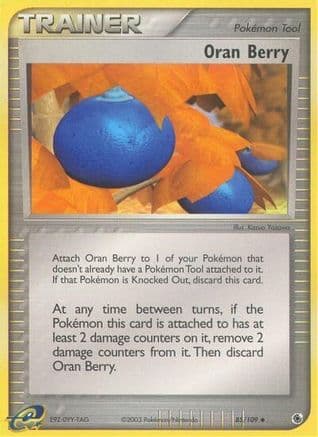 Oran Berry — EX Ruby and Sapphire Pokémon TCG card by Kazuo Yazawa