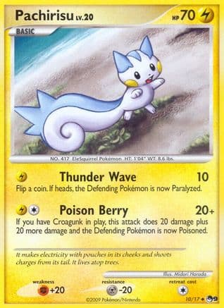 Pachirisu — POP Series 9 Pokémon TCG card by Midori Harada