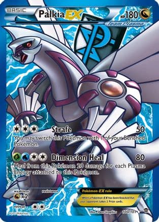 Palkia EX (Team Plasma) (100 Full Art) — Plasma Blast