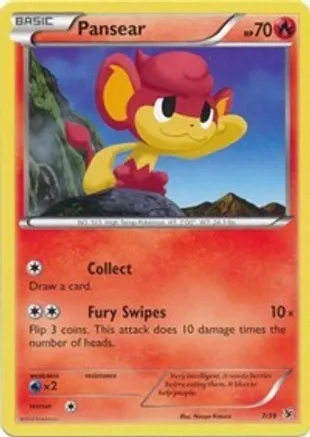 Pansear — Kalos Starter Set Pokémon TCG card by Naoyo Kimura