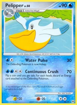 Pelipper (24) — Arceus Pokémon TCG card by Miki Tanaka