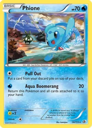 Phione — Legendary Treasures Pokémon TCG card by kawayoo