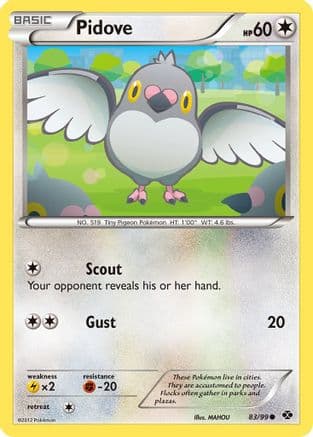 Pidove — Next Destinies Pokémon TCG card by MAHOU