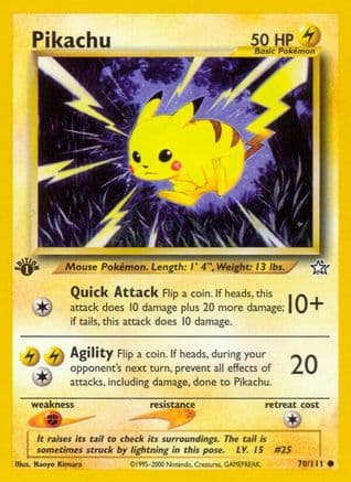 Pikachu — Neo Genesis