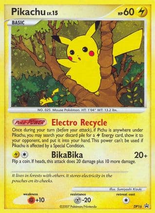 Pikachu - DP16 — Diamond and Pearl Promos