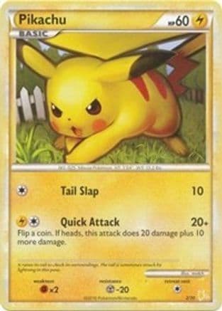 Pikachu (#16) — HGSS Trainer Kit: Gyarados & Raichu