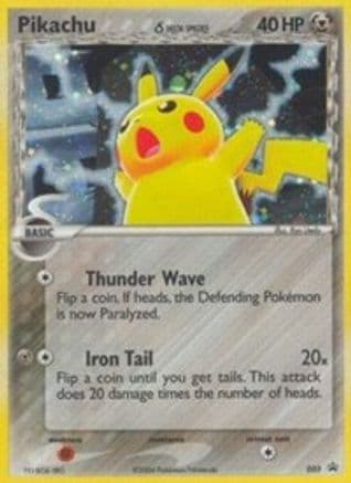 Pikachu (Delta Species) - 035 (Value Pack) — Nintendo Promos Pokémon TCG card by Ryo Ueda