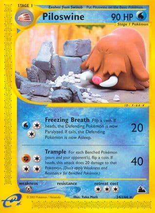 Piloswine (24) — Skyridge
