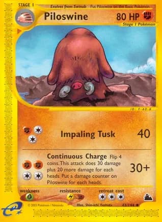 Piloswine (43) — Skyridge