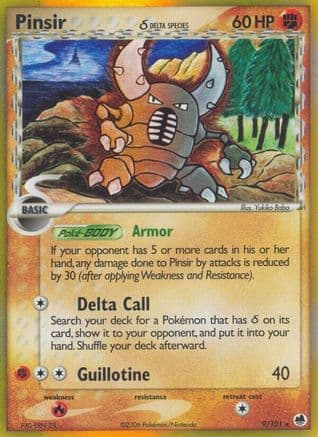 Pinsir (Delta Species) — EX Dragon Frontiers