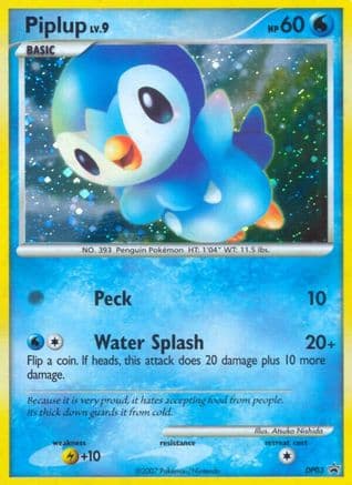 Piplup - DP03 — Diamond and Pearl Promos Pokémon TCG card by Atsuko Nishida