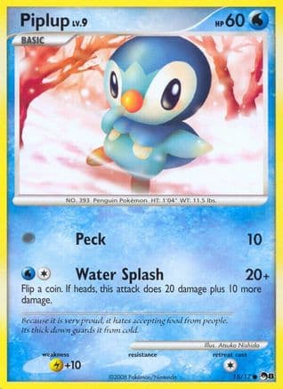 Piplup — Pokémon TCG card