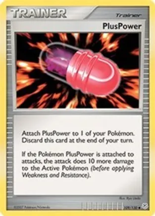 PlusPower — Diamond and Pearl Pokémon TCG card by Ryo Ueda