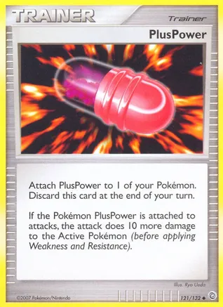 PlusPower — Secret Wonders Pokémon TCG card by Ryo Ueda