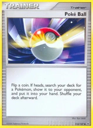 Poke Ball — Platinum Pokémon TCG card by Ryo Ueda