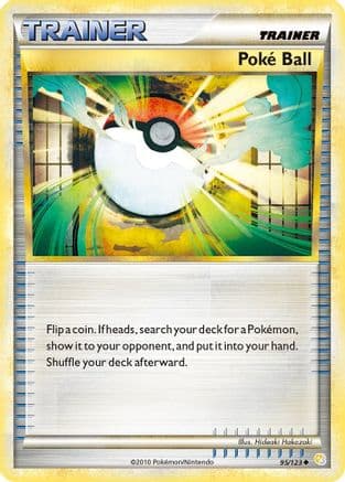 Poke Ball — HeartGold SoulSilver Pokémon TCG card by Hideaki Hakozaki