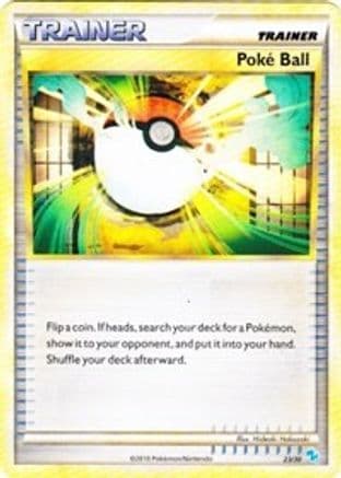 Poke Ball (Gyarados) — HGSS Trainer Kit: Gyarados & Raichu Pokémon TCG card by Midori Harada