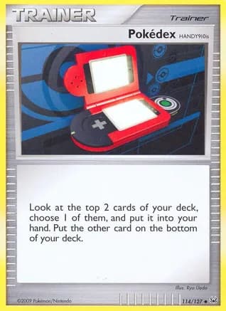 Pokedex HANDY910is — Platinum Pokémon TCG card by Ryo Ueda