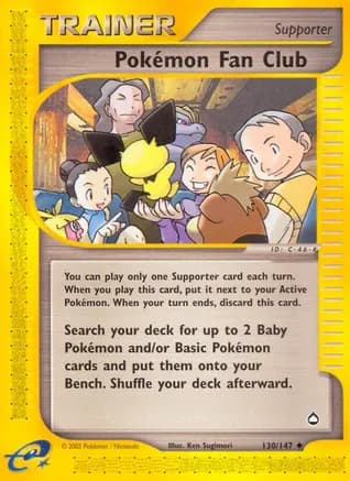Pokemon Fan Club — Aquapolis