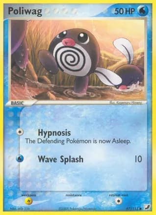 Poliwag — EX Unseen Forces Pokémon TCG card by Kagemaru Himeno