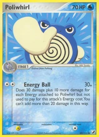 Poliwhirl — EX Unseen Forces Pokémon TCG card by Miki Tanaka
